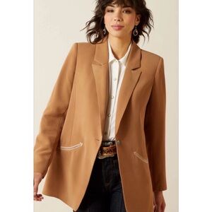 Ariat Women's Camel Trailblazer Blazer Size Large